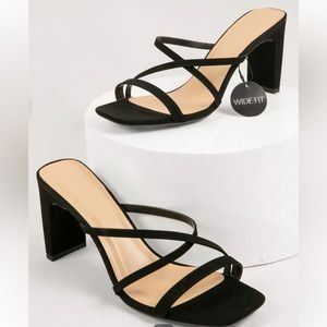 Strappy Backless Heels